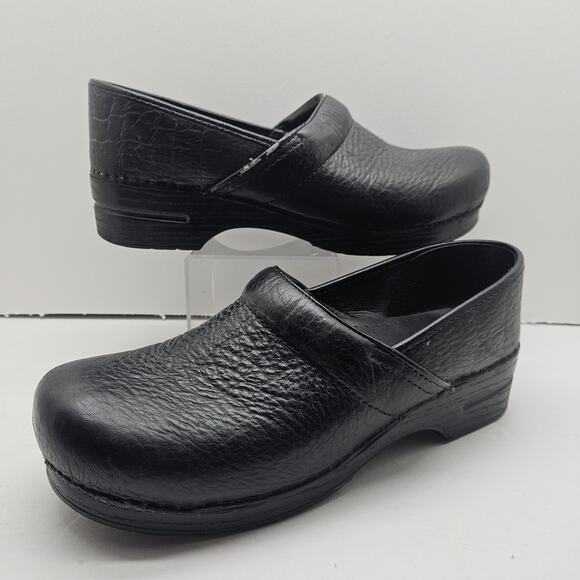 Dansko Other - Dansko Men's 11.5-12 45 Pro Professional Black Leather Clogs Shoes Work